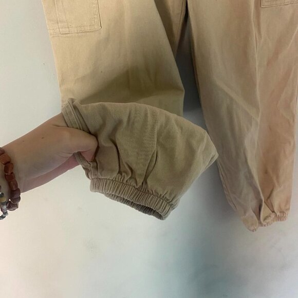Wild Fable beige cargo pants elastic waist - Picture 6 of 8